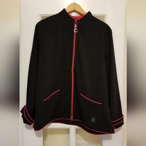 Connoisseur Equestrian Collection light zip jacket Large Horse Riding Golf - Picture 1 of 7